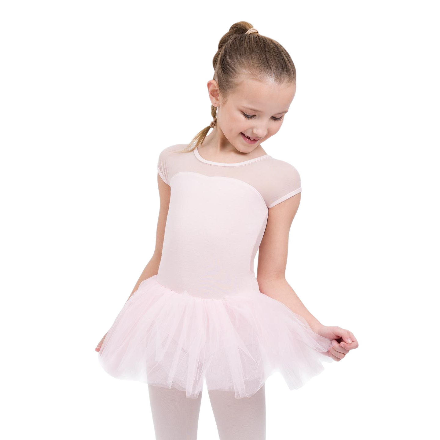 Capezio 11394c Pink Kinder Tutu Mit Mesh Details 01