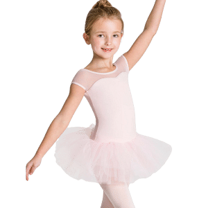 Capezio 11394c Pink Kinder Tutu Mit Mesh Details 03