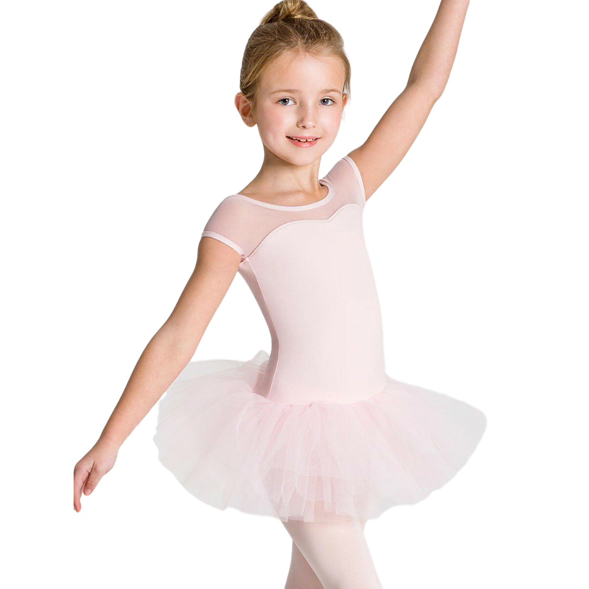 Capezio 11394c Pink Kinder Tutu Mit Mesh Details 03