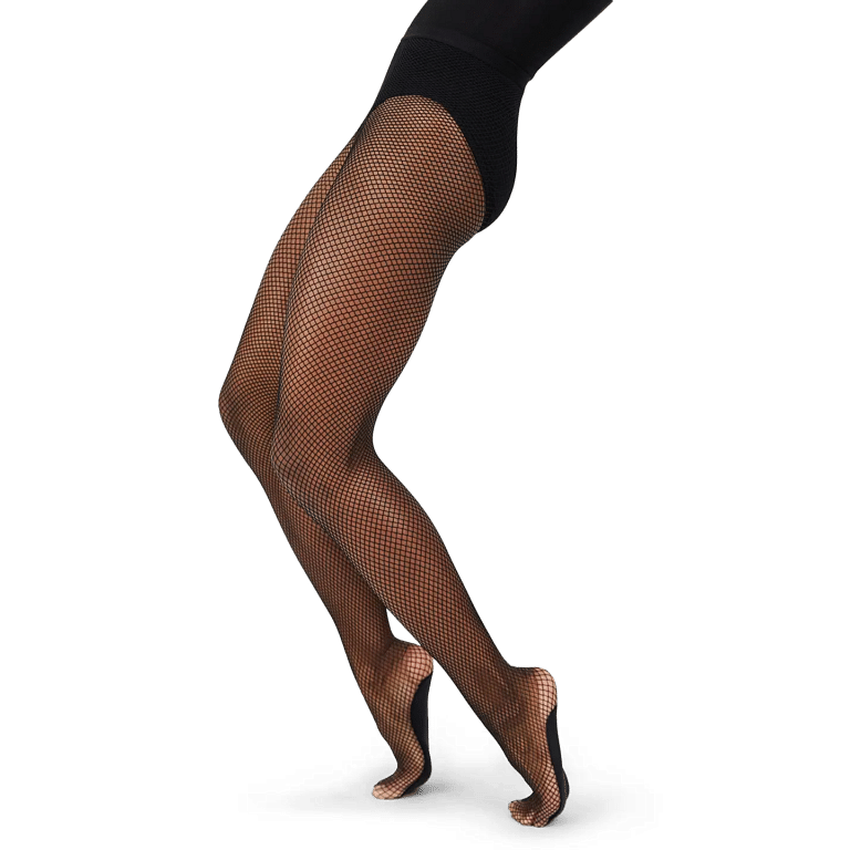 Capezio 3000 Black Netzstrumpfhose Ohne Naht Schwarz 02