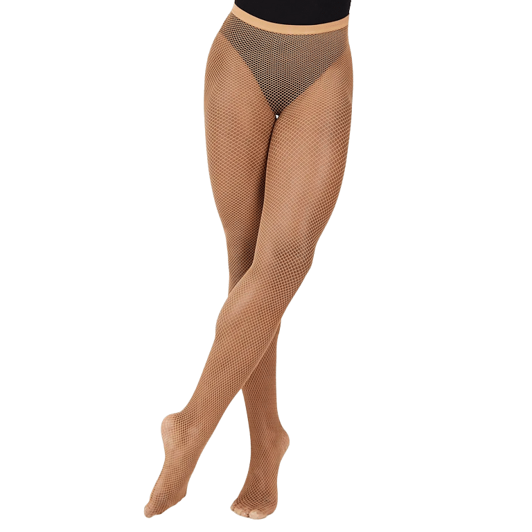 Capezio 3000 Suntan Nahtlose Netzstrumpfhose Braun 01