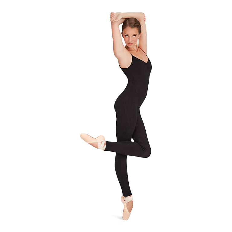 Capezio Cc820 Black Ganzanzug Tiefer Rücken 02