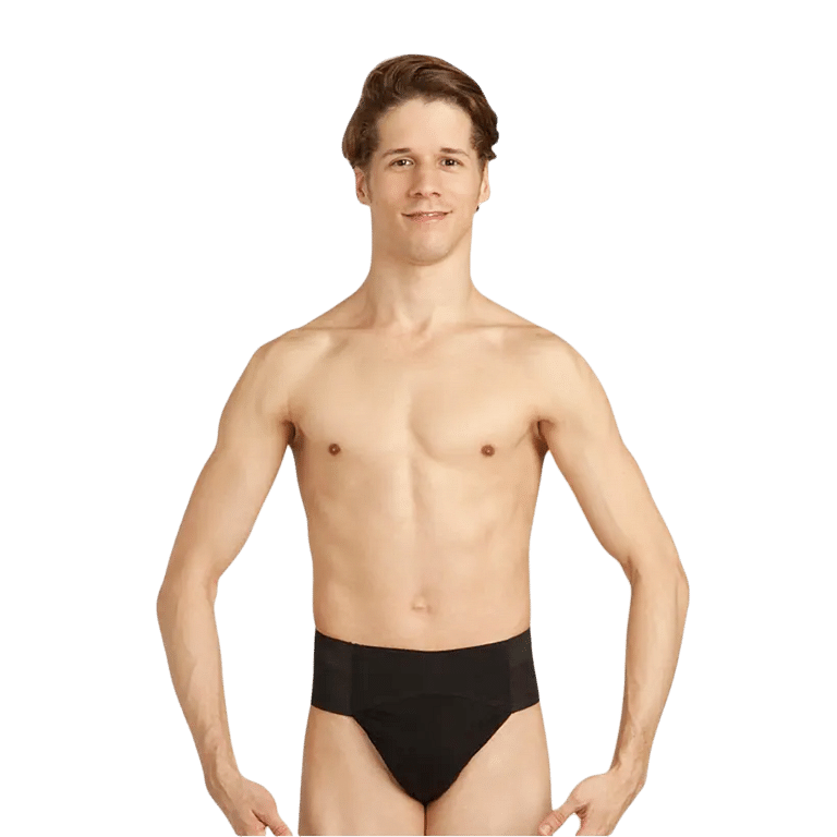 Capezio N5930 Black Ballett Suspensorium Wattiert Schwarz
