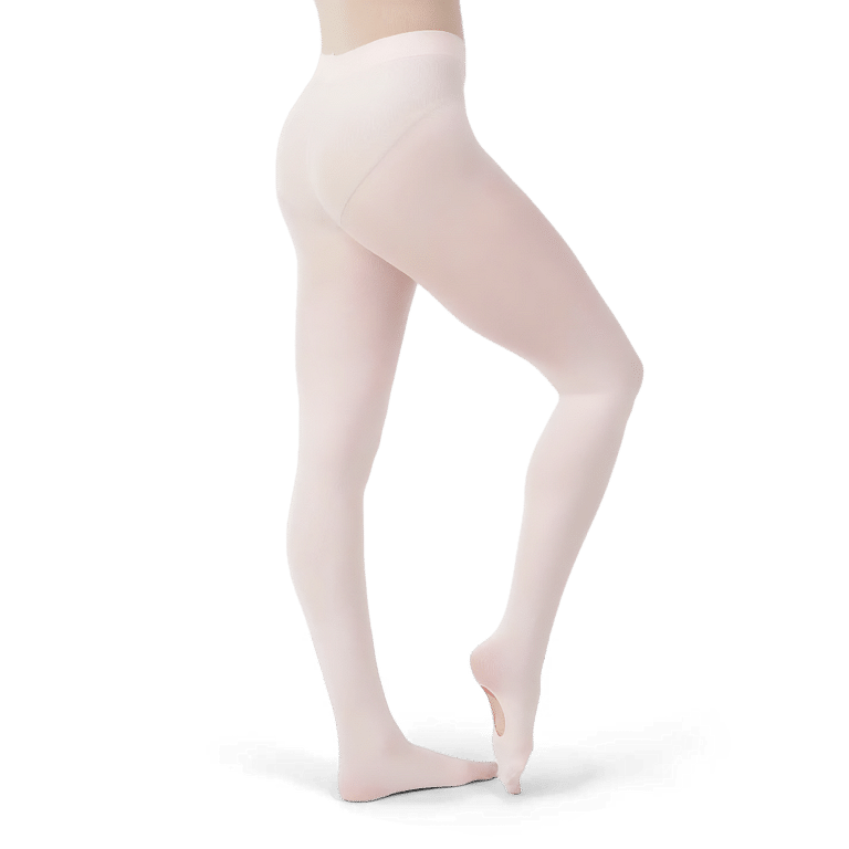 Capezio Transition Tight 1916 Ballet Pink Ballett Strumpfhose Mit Ballenloch Rosa 01