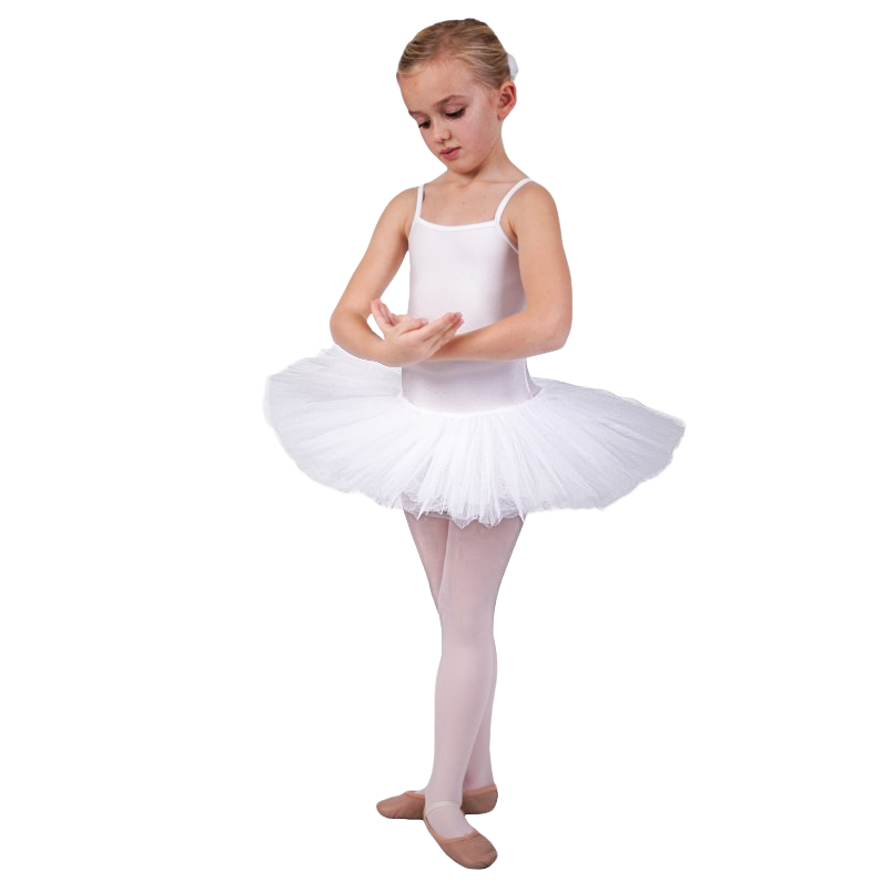 Danceries Noelle U02 Weiß Kinder Teller Tutu 4 Lagig&amp;nbsp;01