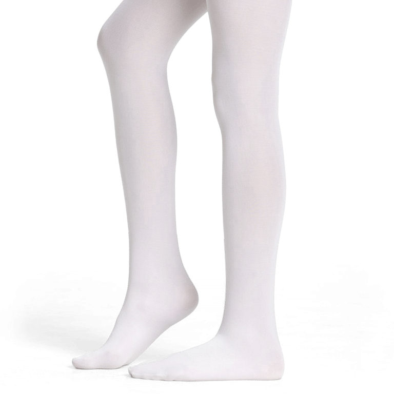 Dancin S150k 051 White Weiße Kinder Ballettstrumpfhose 01