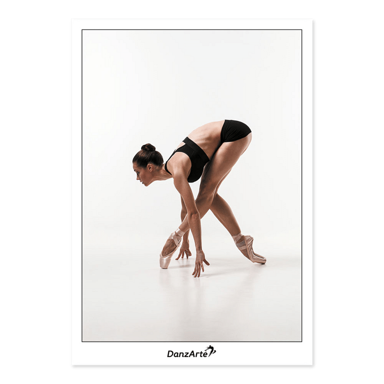 Danzarte Get Ready Postkarte Ballerina Spitzenschuhe 01