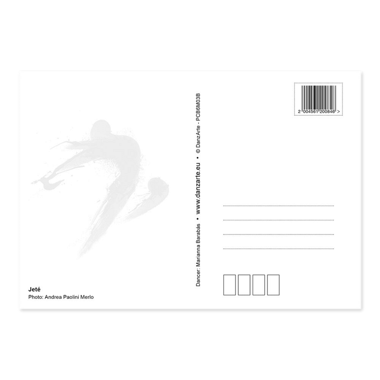 Danzarte Jete Postkarte Ballerina Motiv 02