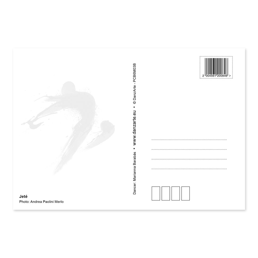 Danzarte Jete Postkarte Ballerina Motiv&amp;nbsp;02