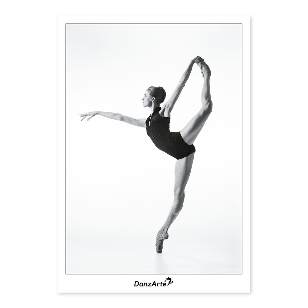 Danzarte Karte On Pointe Postkarte Sw Ballerina Motiv&amp;nbsp;01