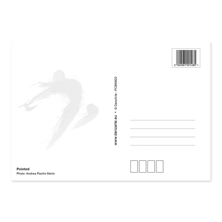 Danzarte Pointed Nostalgische Ballett Postkarte 02