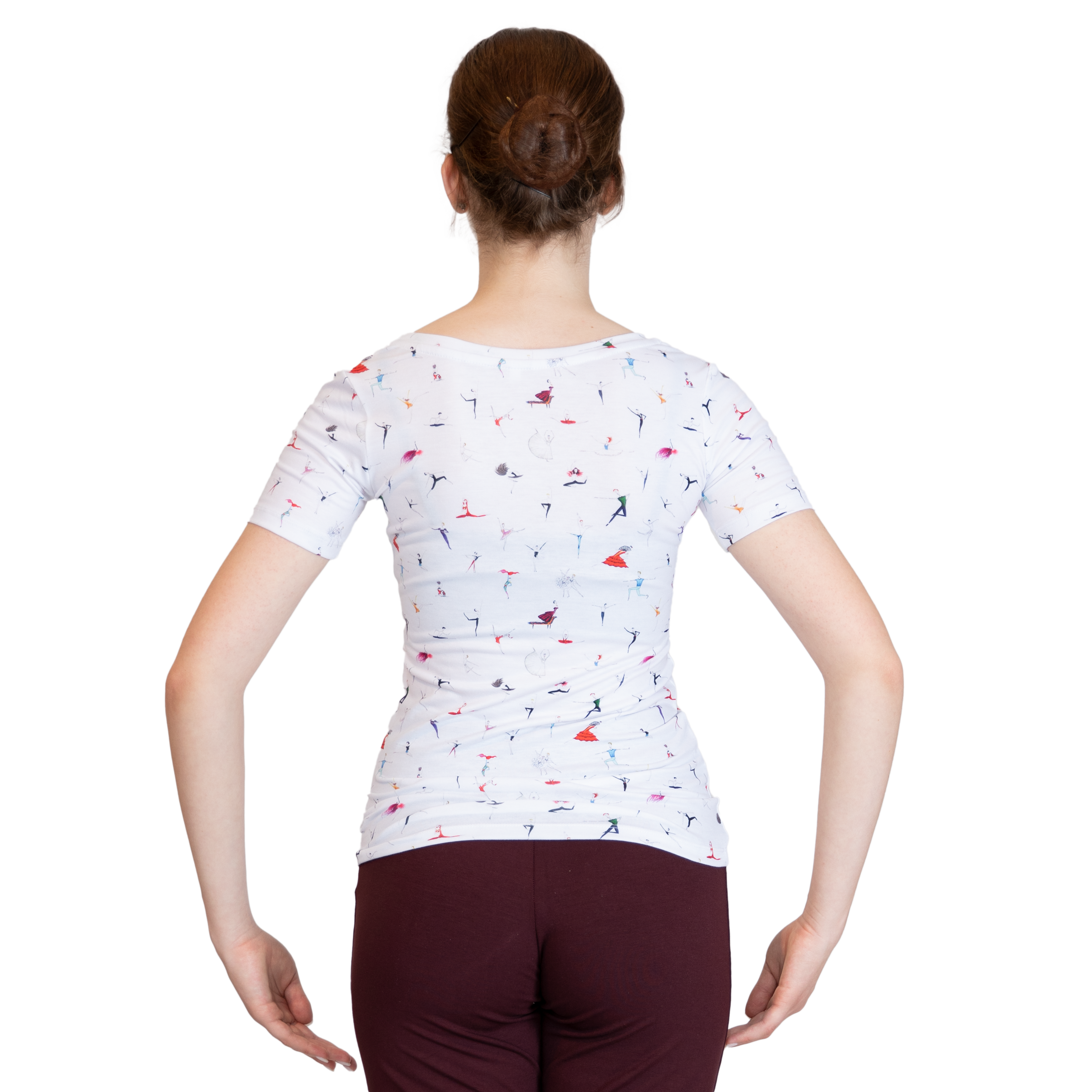Danzarte Poses T Shirt Gezeichnete Ballettmotive 02