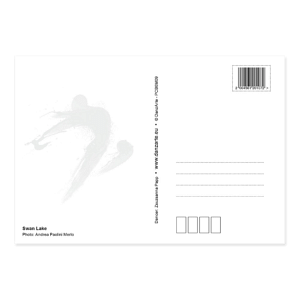 Danzarte Swan Lake Ballett Postkarte Schwanensee 02
