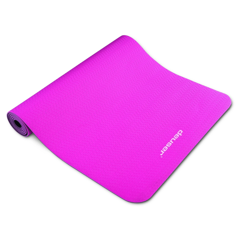 Deuser Sports 12045p Pink Grau Yogamatte Hypoallergen 01