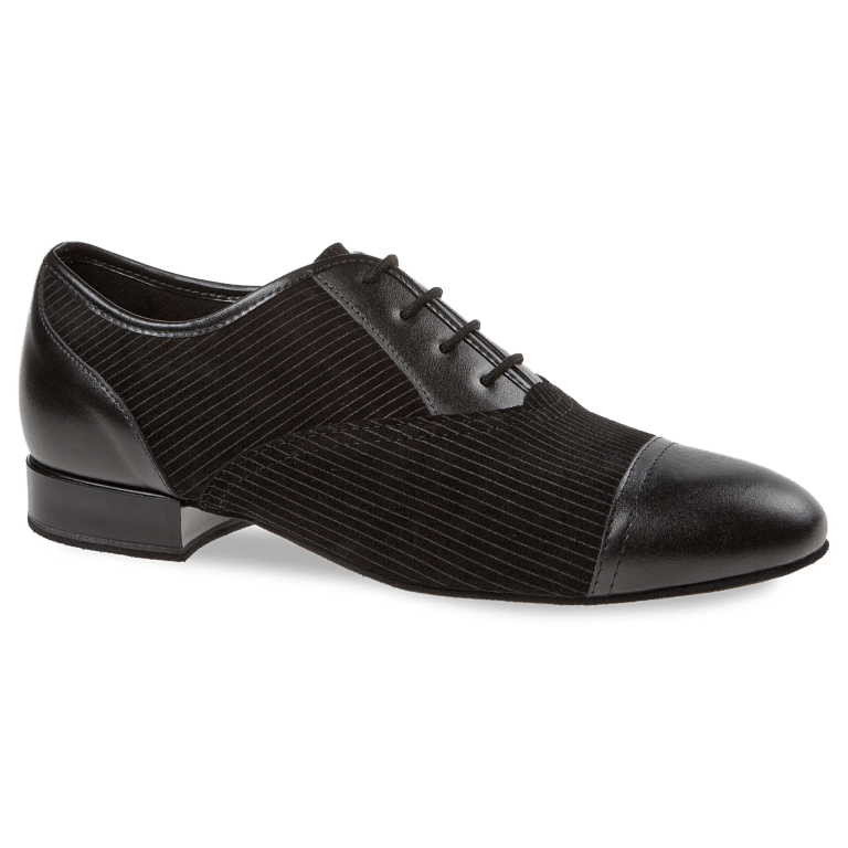 Diamant 077 075 165 Herren Tanzschuhe Mit Nadelstreifen Schwarz 01