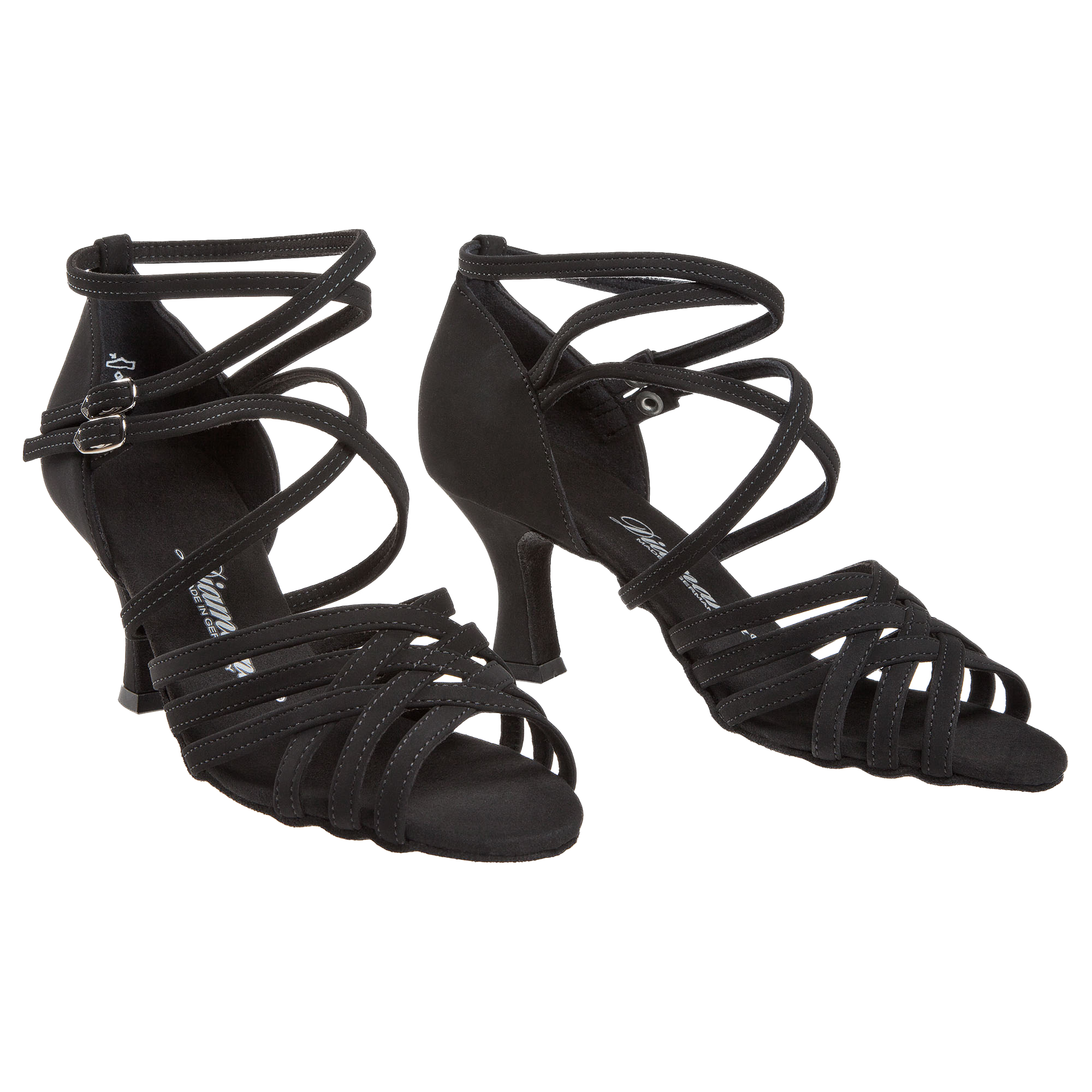 Diamant 108 060 040 Tanzsandale Mit Riemchen Schwarz 7