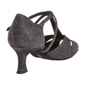 Diamant 182 077 511 Tanz Sandale Schwarz Glitzer 03