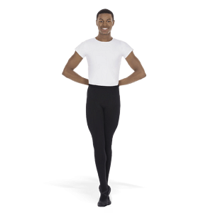 Eurotard 34943 Black Herren Beintrikot Mit Fuß Schwarz 01