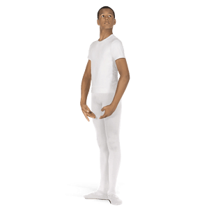 Eurotard 34943 White Herren Beintrikot Mit Fuß Weiß 01