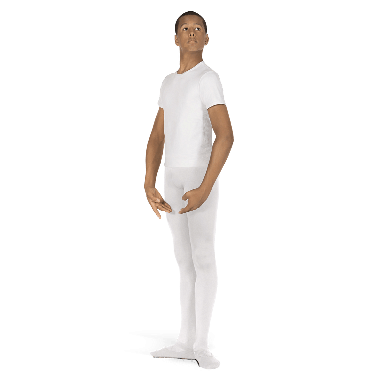 Eurotard 34943 White Herren Beintrikot Mit Fuß Weiß 01