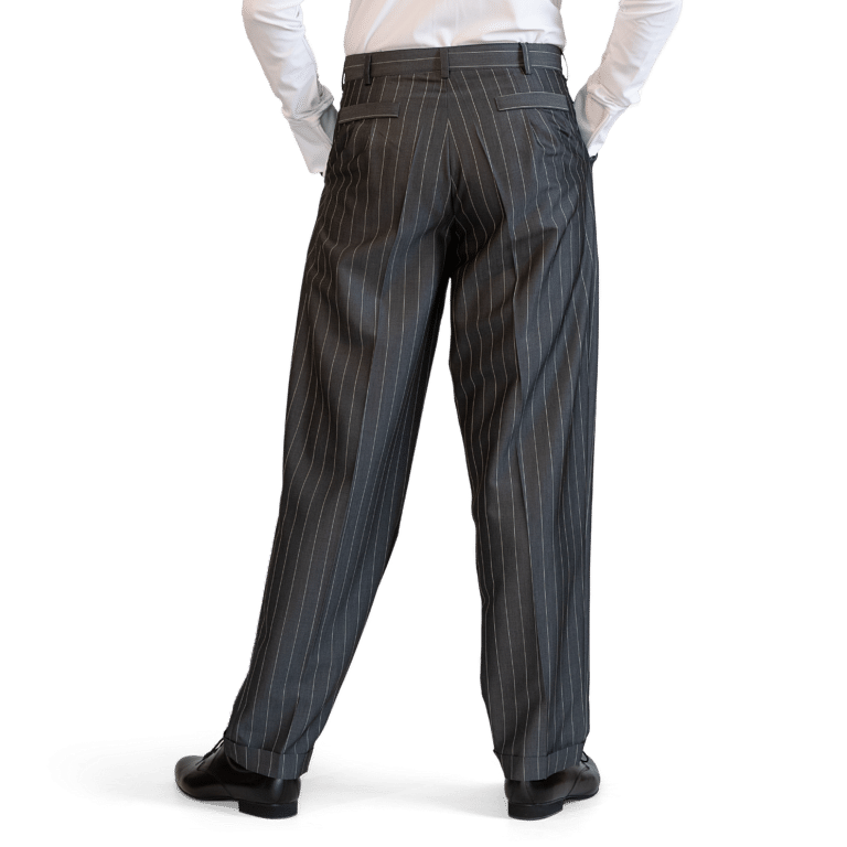 Gantle Apollo Grigio Gessato 02 Weite Tangohose Herren Grau 02