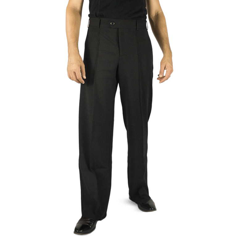 Gantle Bacco Nero Tanzhose Herren Schwarz Hoher Bund 01