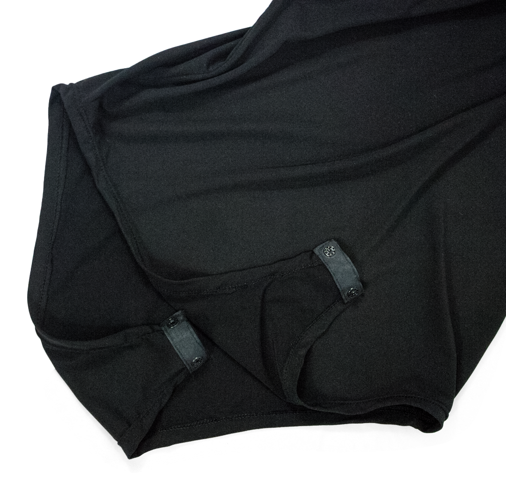 Gantle Carna Nero Dreiviertel Arm Schwarz Schrittverschluss 04