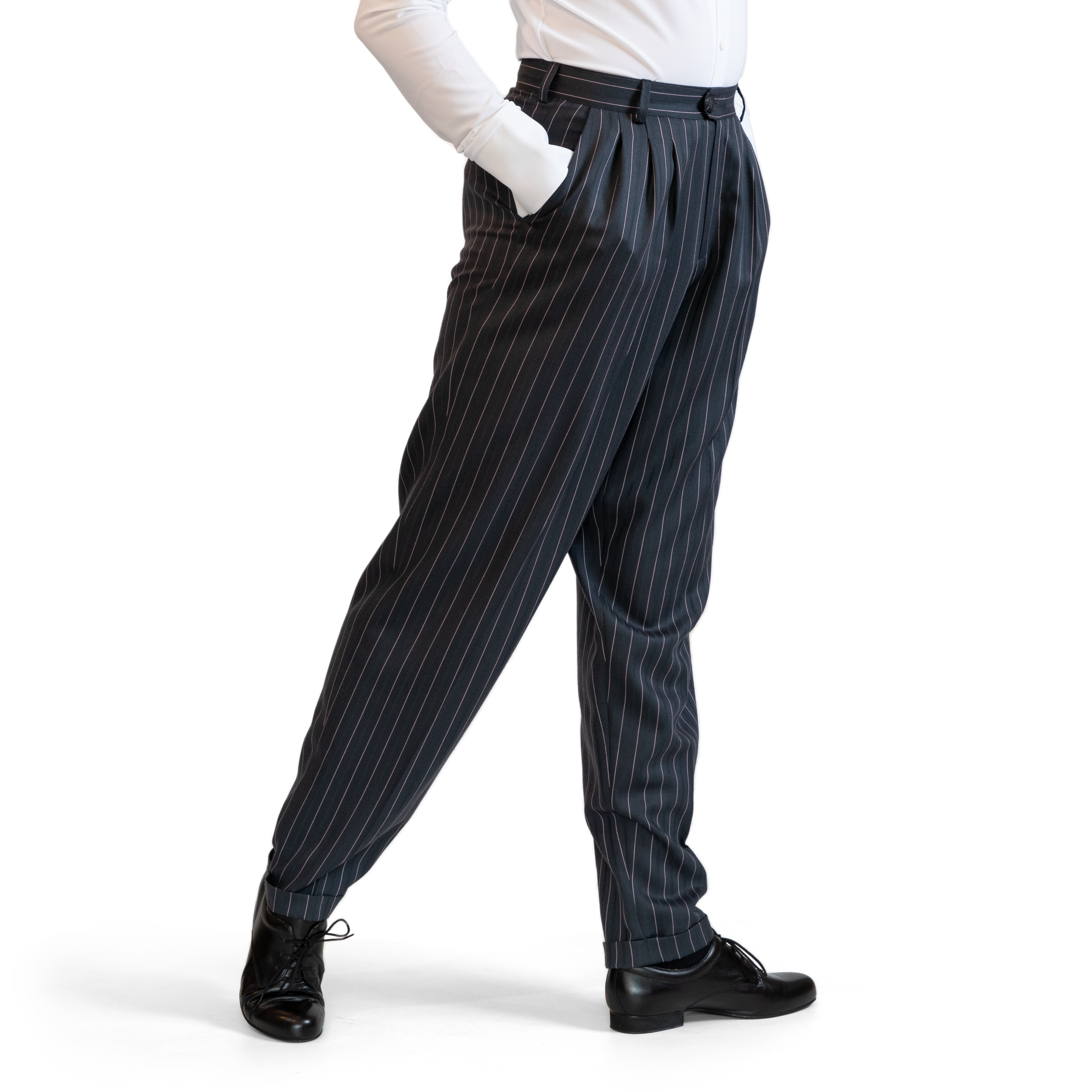 Gantle Marte Rosa 02 Tangohose Nadelstreifen 01
