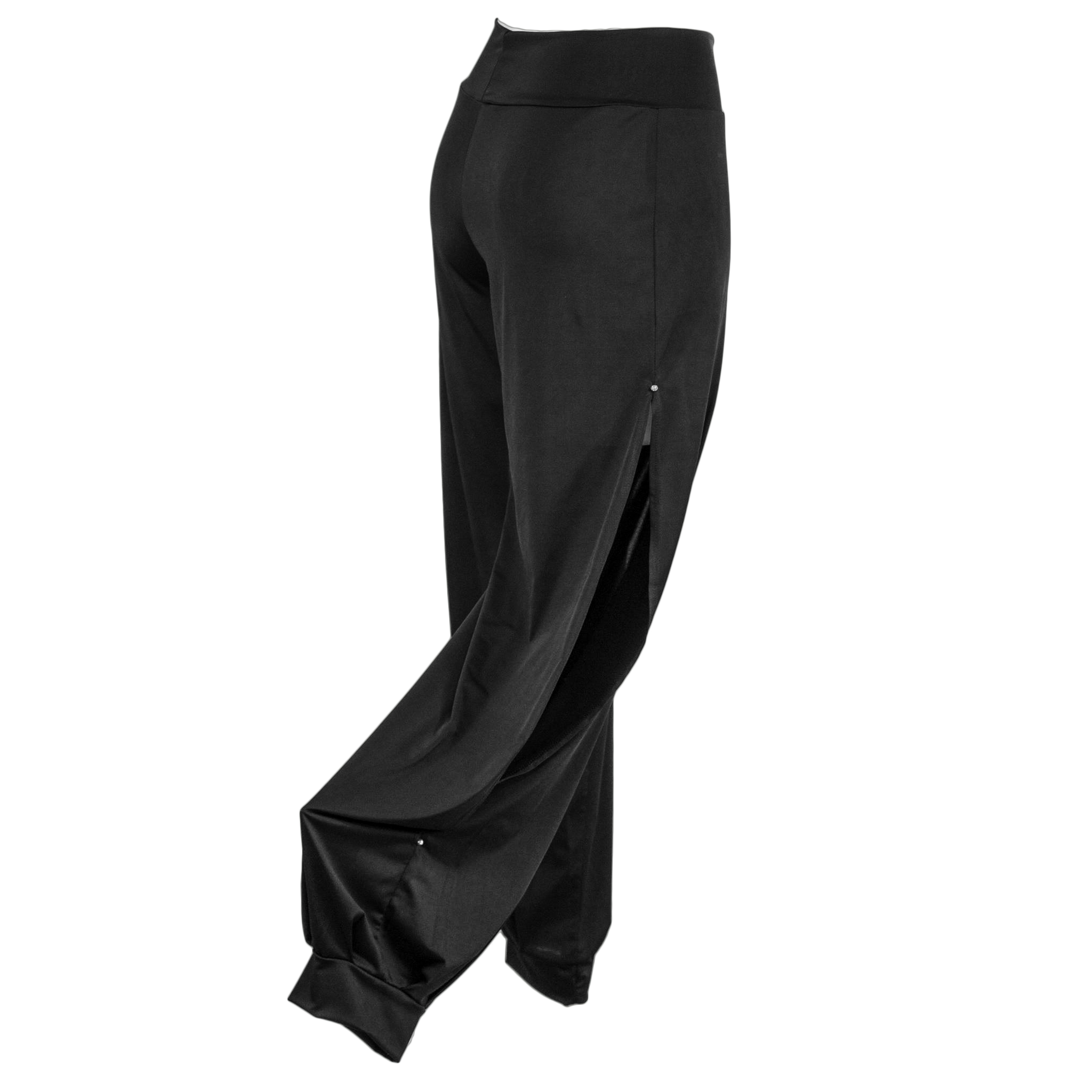 Gantle Nox Schwarz Tangohose Mit Schlitz 01