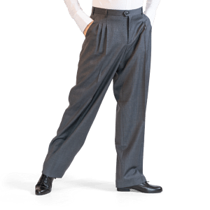 Gantle Saturno Grigio 02 Tangohose Bundfalten 01