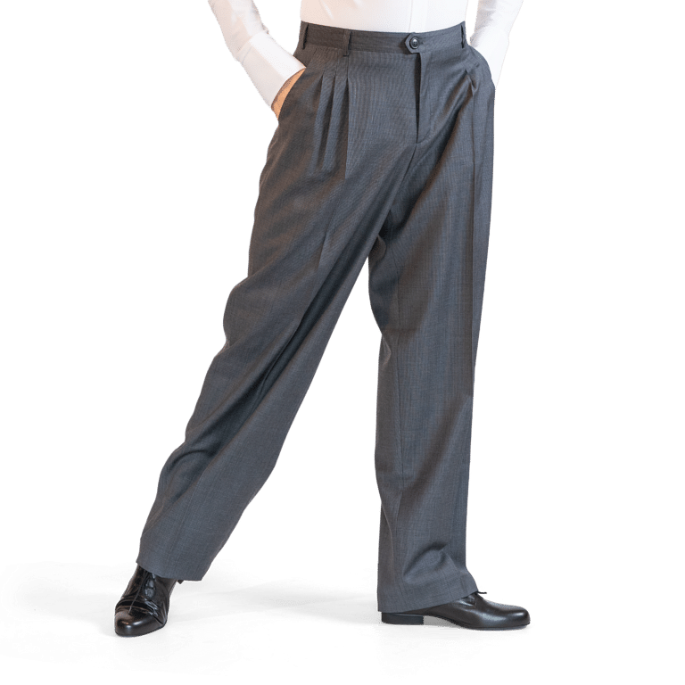 Gantle Saturno Grigio 02 Tangohose Bundfalten 01
