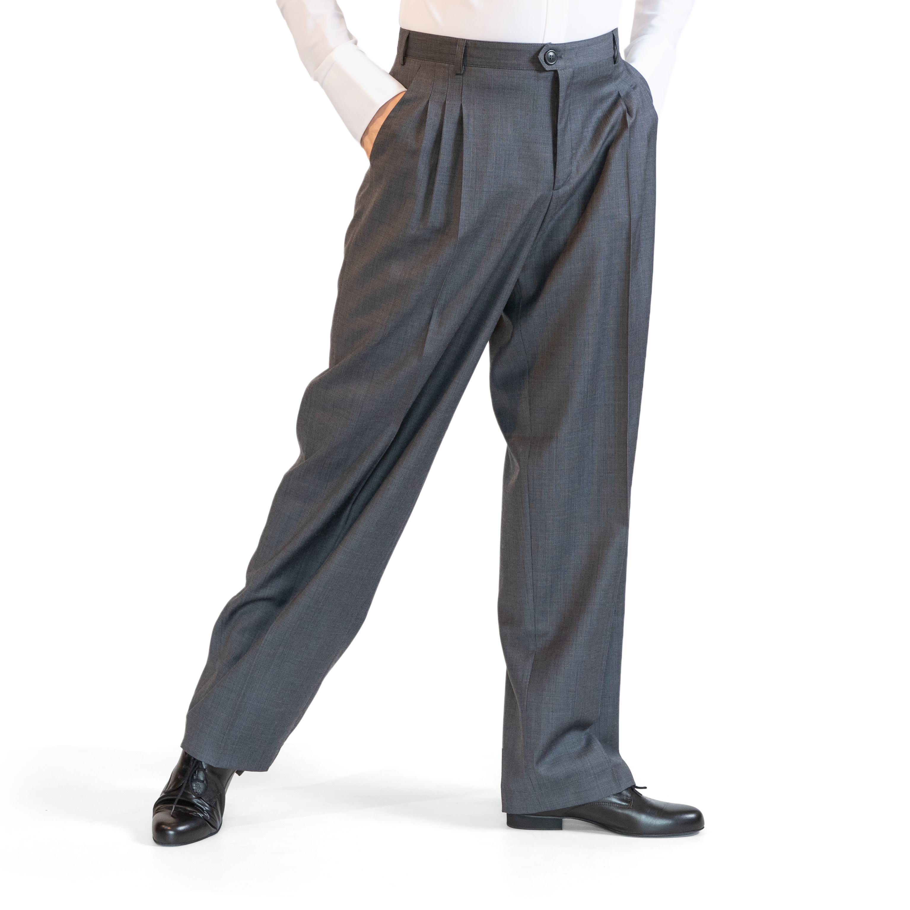 Gantle Saturno Grigio 02 Tangohose Bundfalten 01