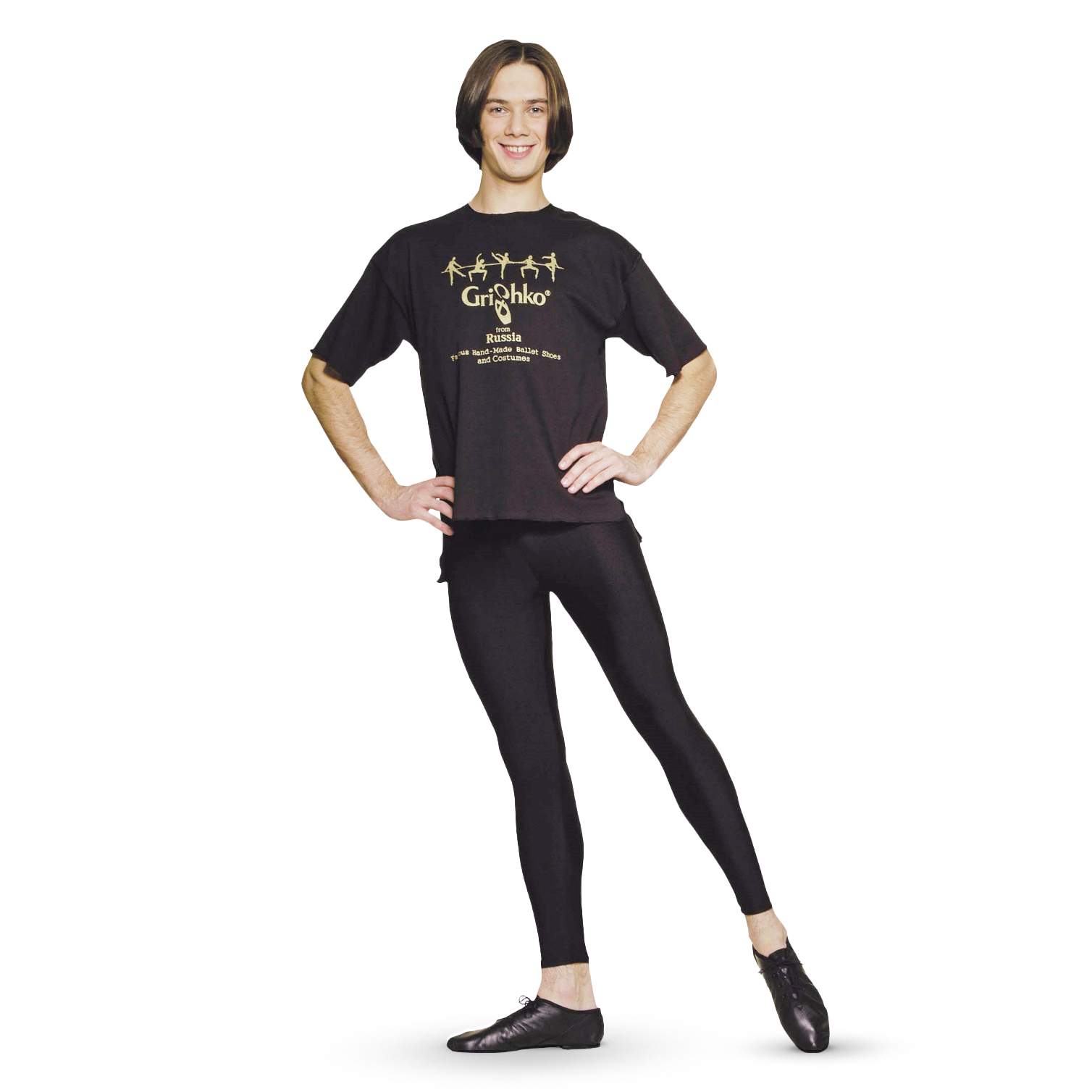 Grishko Da16m Herren Tanzleggings Schwarz