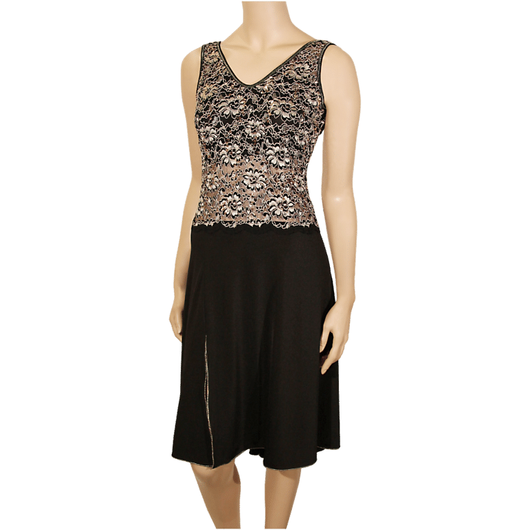 Gustango Brisa Beige Doree Tanzkleid Spitze Gold 01