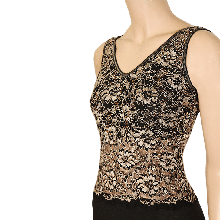 Gustango Brisa Beige Doree Tanzkleid Spitze Gold 03