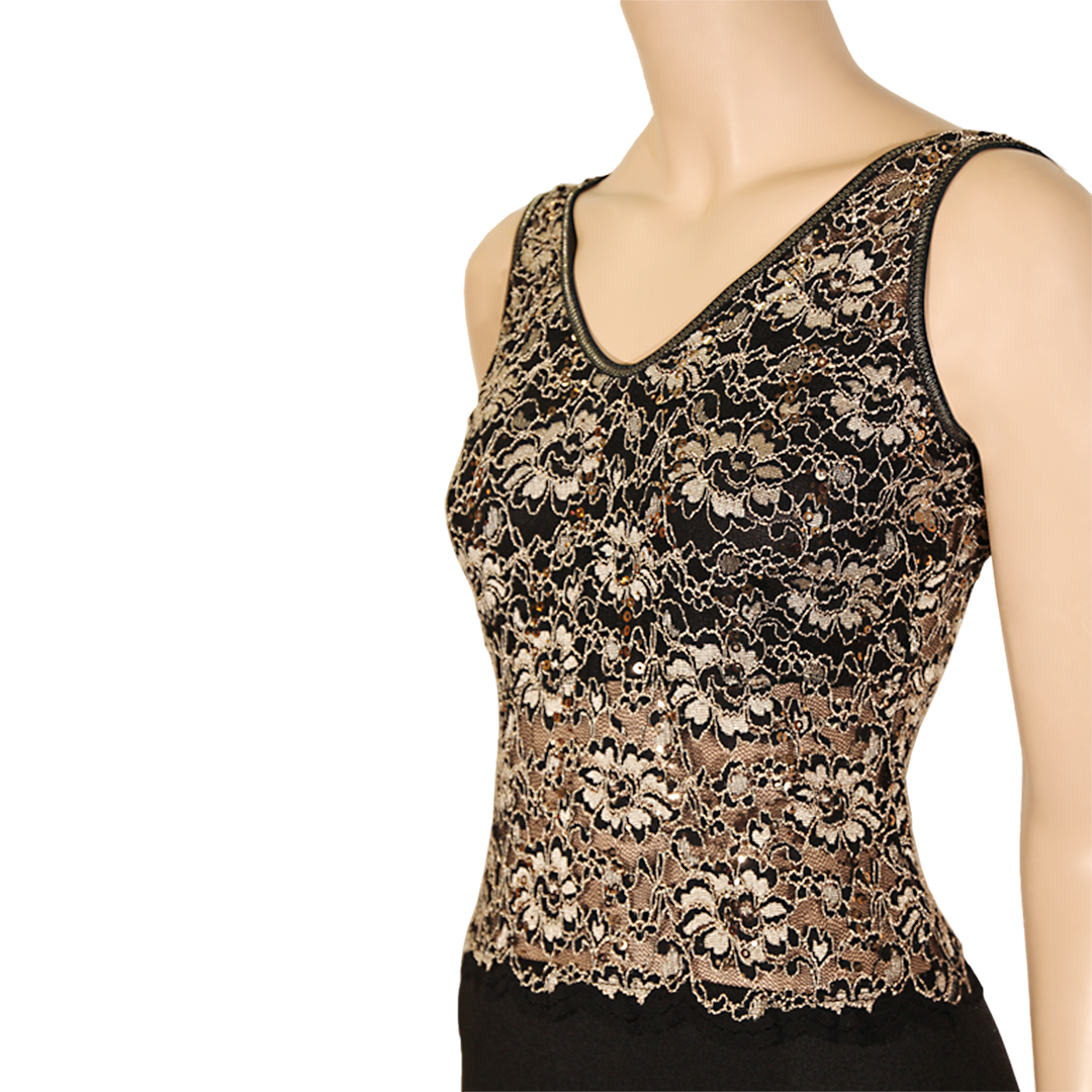 Gustango Brisa Beige Doree Tanzkleid Spitze Gold&amp;nbsp;03