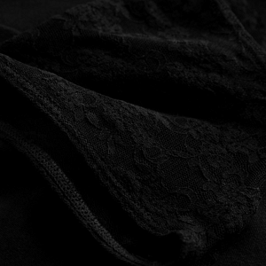 Intermezzo 31125 Bodyblondcor Black Schwarzer Spitzenbody Cap Sleeves 03