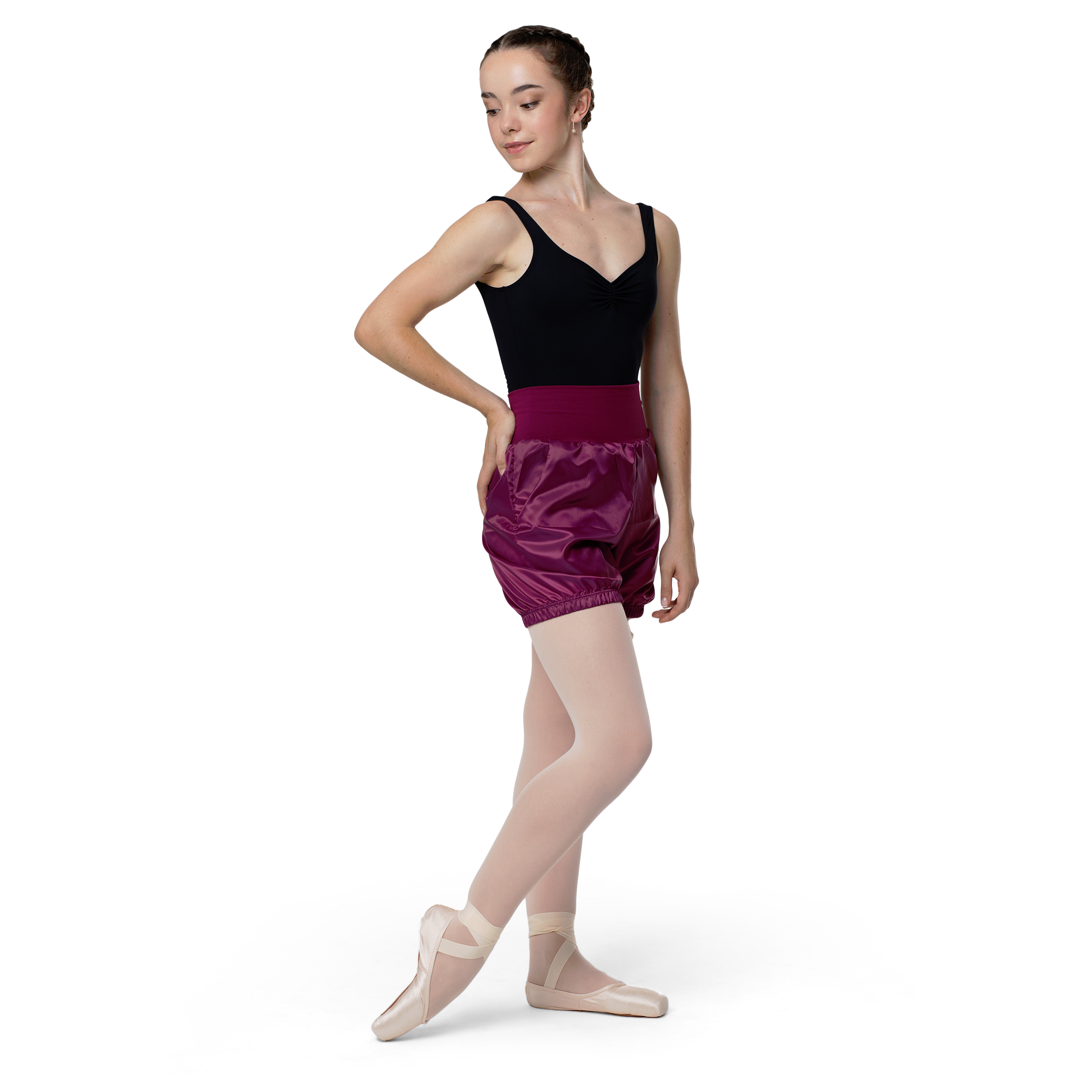Intermezzo 5298 Garnet Saunashorts Ballett Weinrot 01