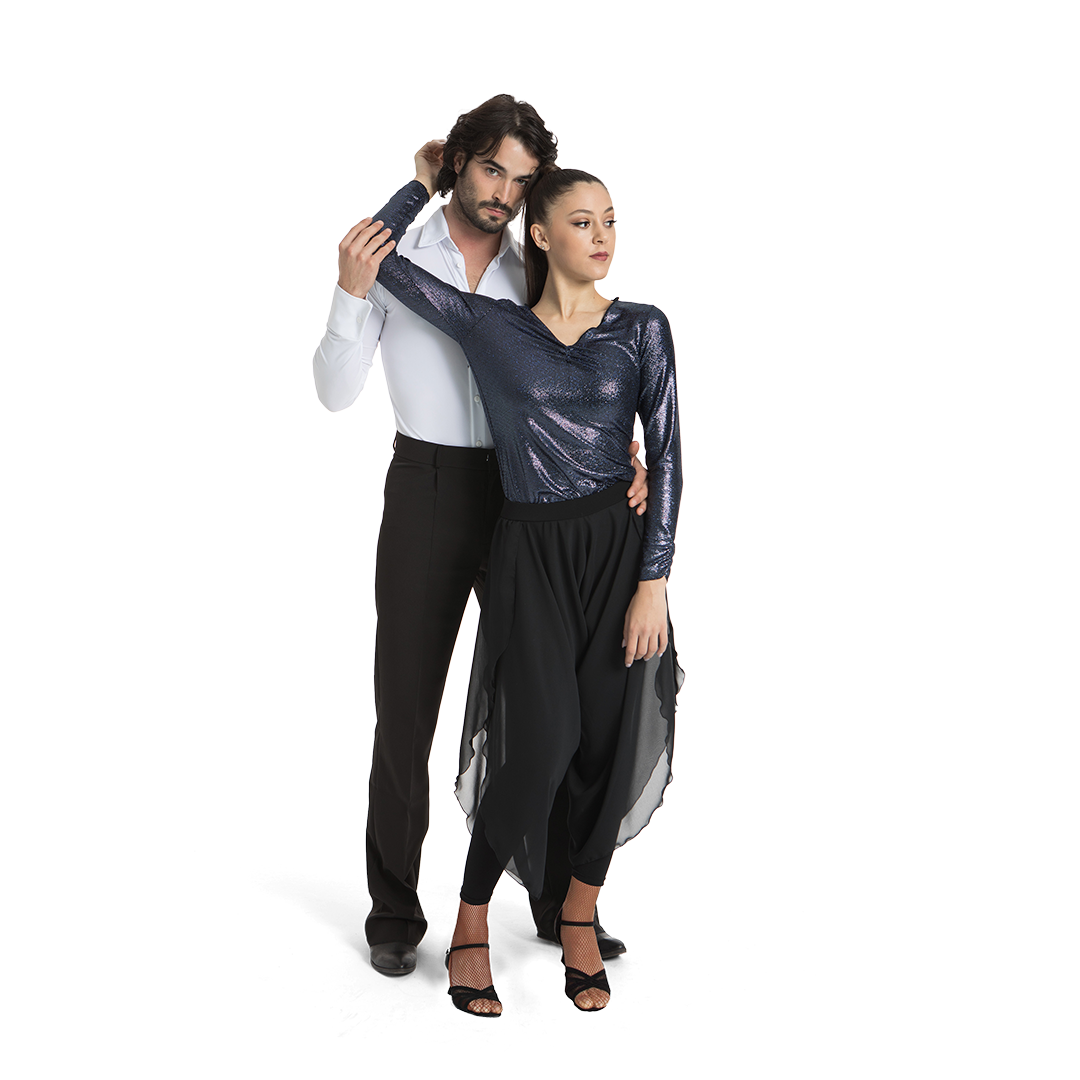 Intermezzo 6548 Glitzer Top Dunkelblau 01