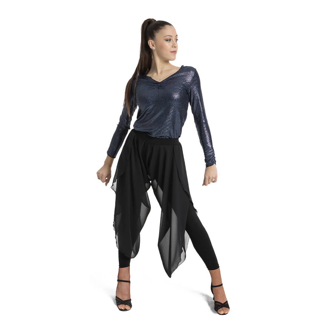 Intermezzo 6548 Glitzer Top Dunkelblau 02