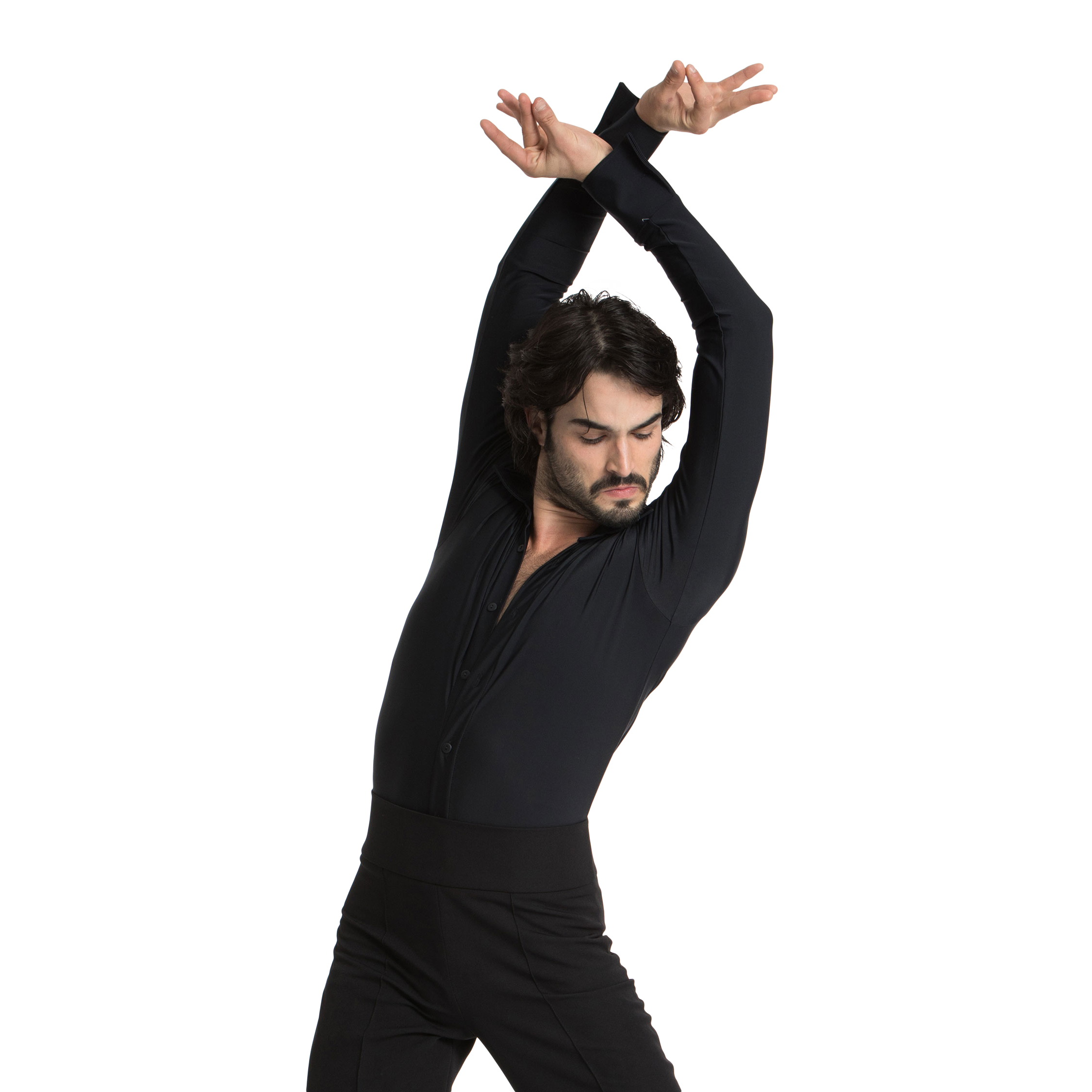 Intermezzo Bodycamil 31077 Black Schwarzer Hemdbody Für Herren 02