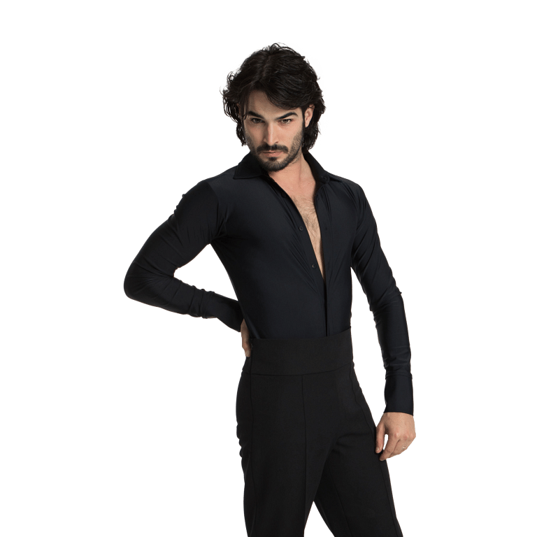 Intermezzo Bodycamil 31077 Black Schwarzer Hemdbody Für Herren 03