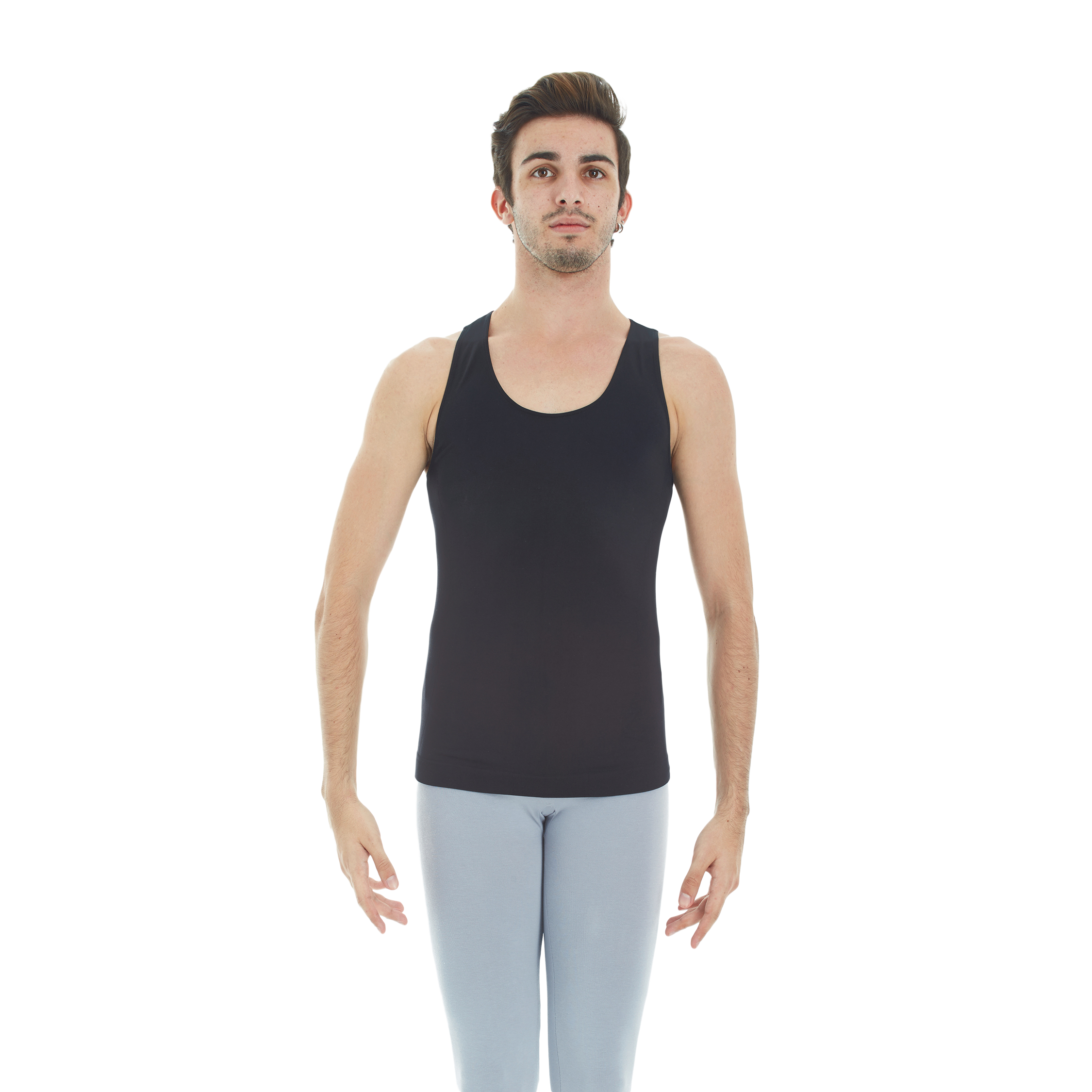 Intermezzo Camentura Cam 6193 Black Herren Tankop Nahtlos 01