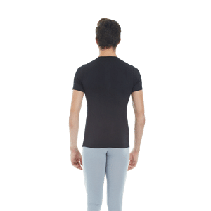 Intermezzo Camentura Mc 6194 Black Schwarzes Kurzarm Shirt Nahtlos 02