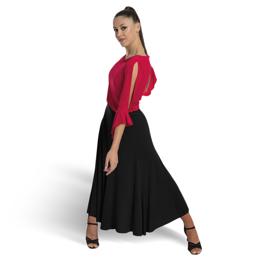 Intermezzo Falpara 7978 Black Schlichter Tanzrock Lang&amp;nbsp;01