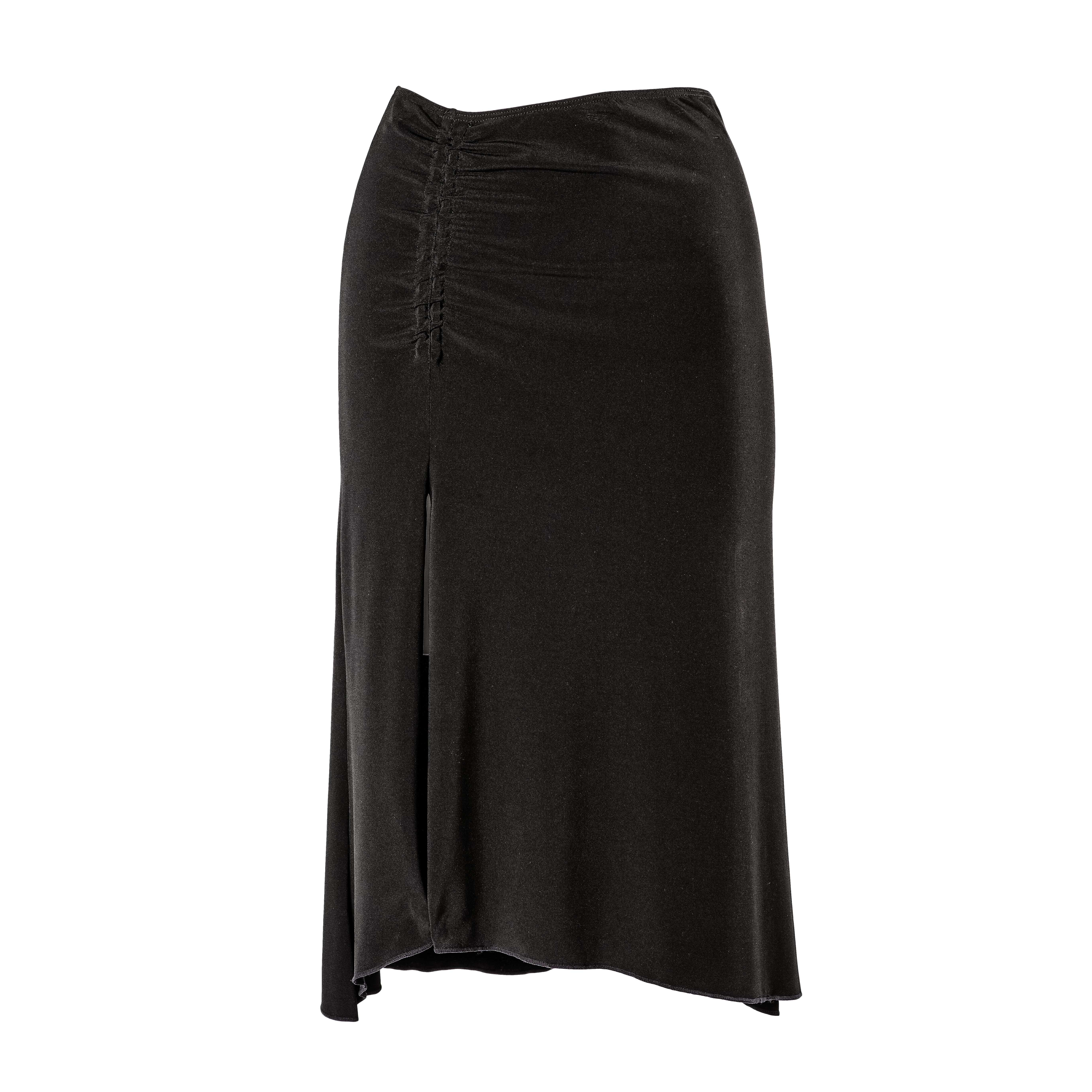 Intermezzo Falpumriz 7403 Black Tanzrock Mit Schlitz Schwarz 01