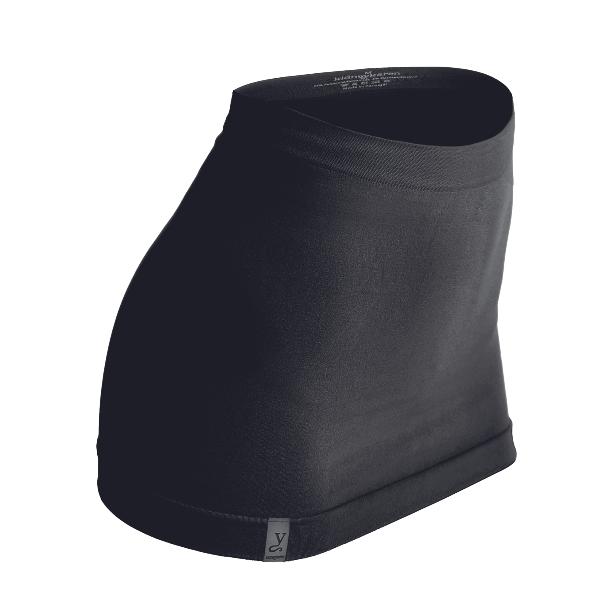 Kidneykaren Basic Tube Black Elastisches Bauchband Schwarz 04