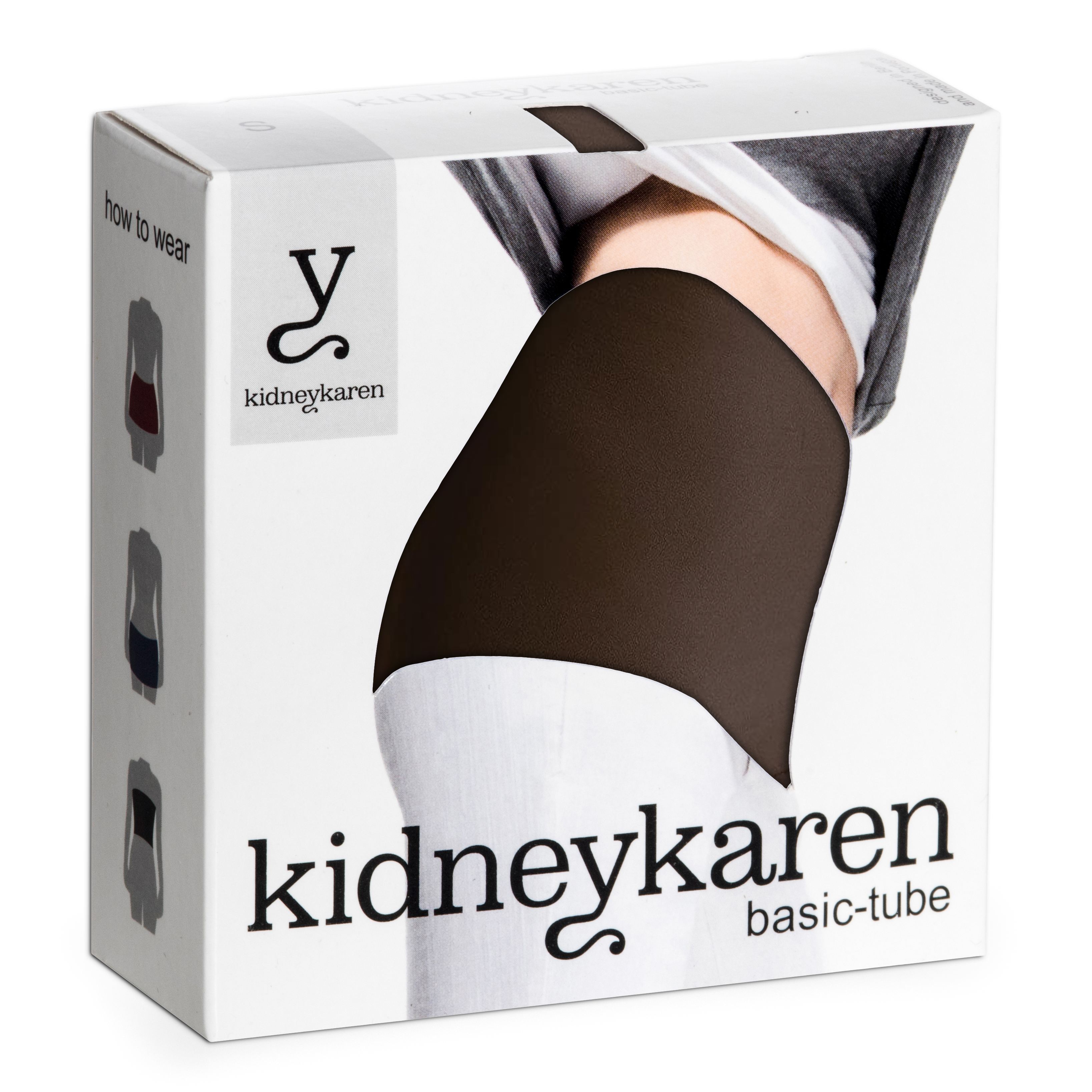 Kidneykaren Basic Tube Dark Brown Hueftschal Dunkelbraun 04