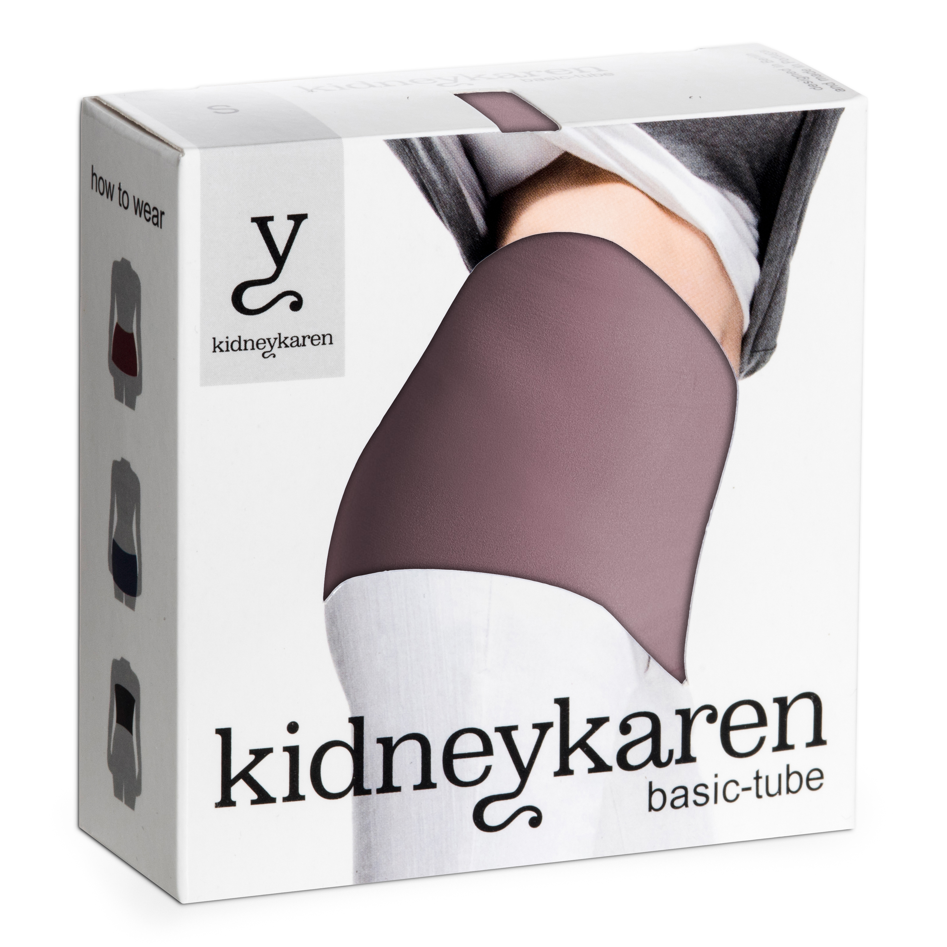 Kidneykaren Basic Tube Grape Taillenwaermer Altrosa 04