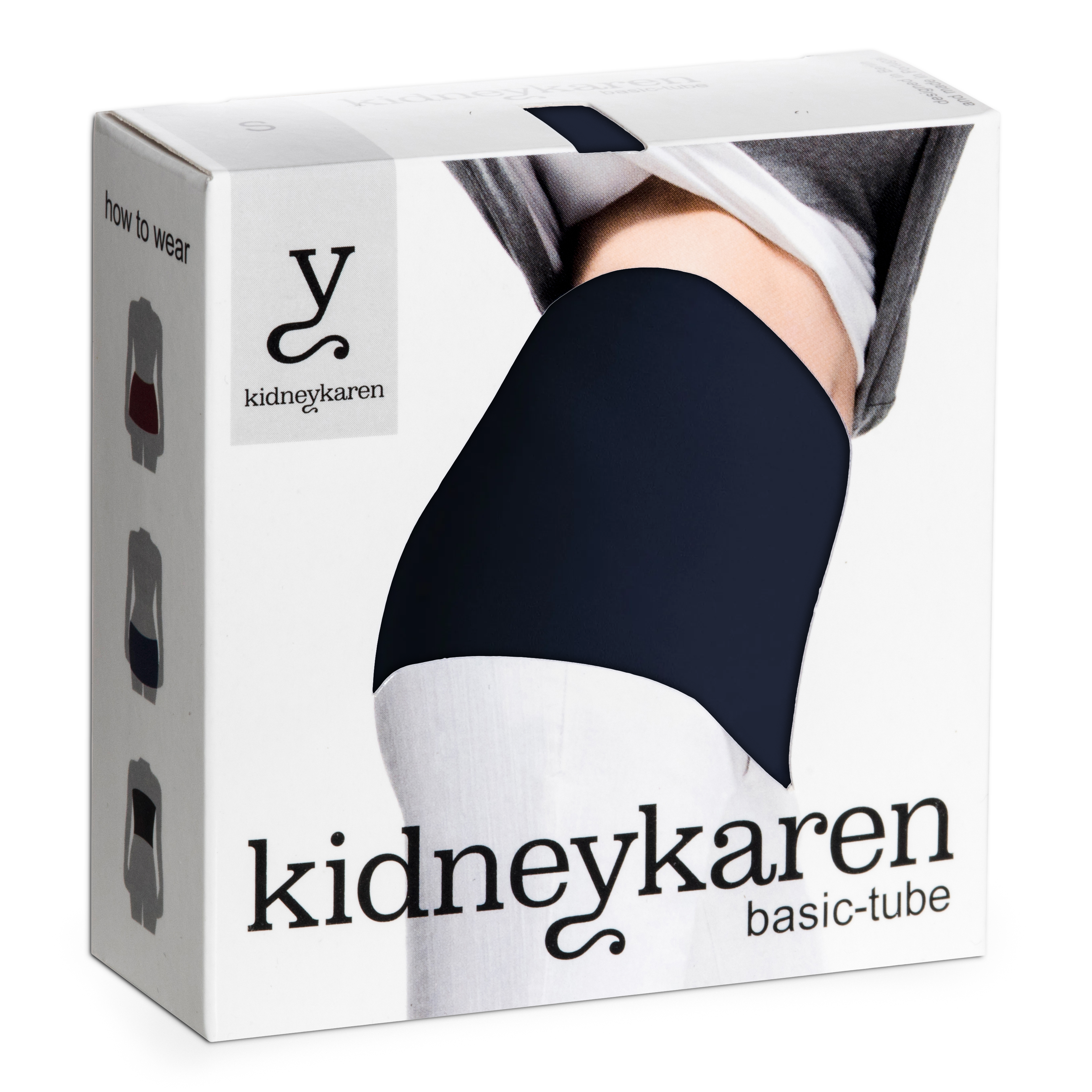 Kidneykaren Basic Tube Nautic Blue Hüftschal Dunkelblau 03